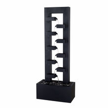 Load image into Gallery viewer, 79532-R-BK - Black Elegance - Outdoor Metal Fountain
