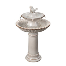 Load image into Gallery viewer, Ceramic Fountain - Ivory Elegance, No Lights