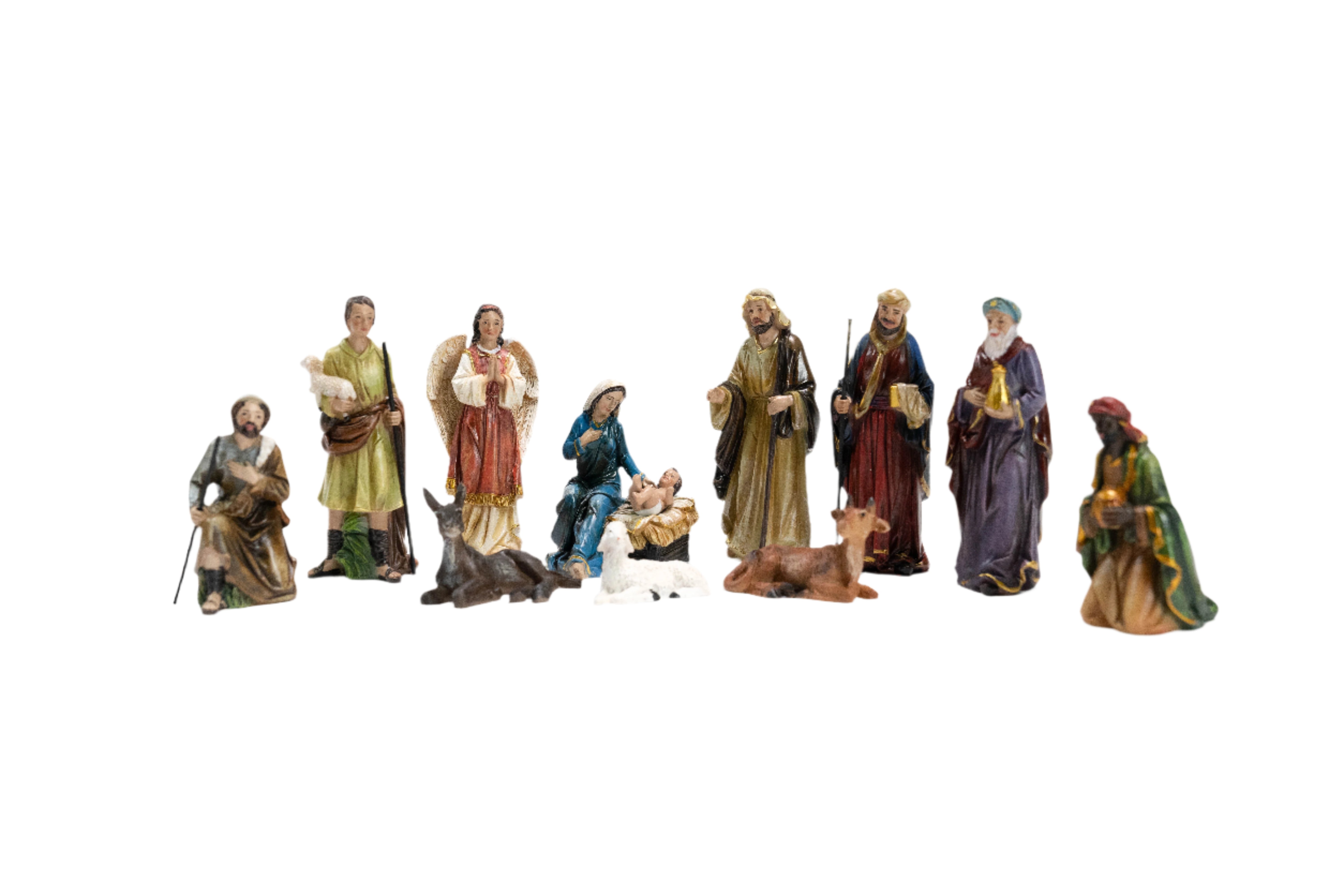 81891 - NATIVITY & THREE WISE MEN 11PC/SET 5 INCH H – Hi-Line