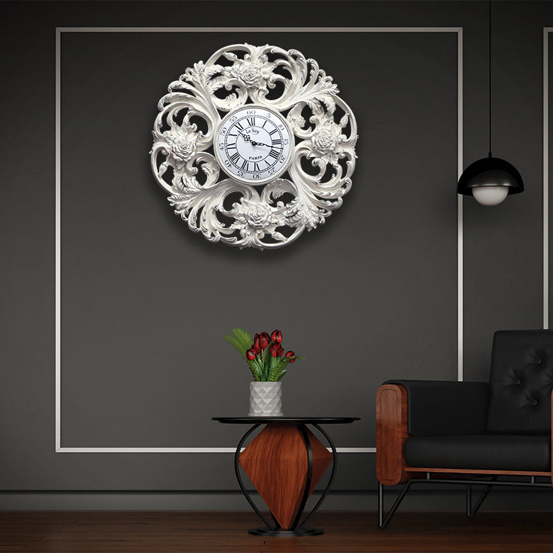 Made to Order: Interlacing Rose Wall Clock