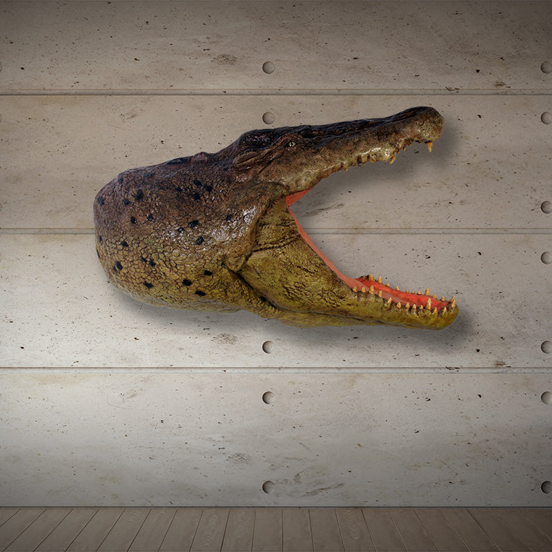 Made to Order: Crocodile Head Wall Plaque (not in AUS)