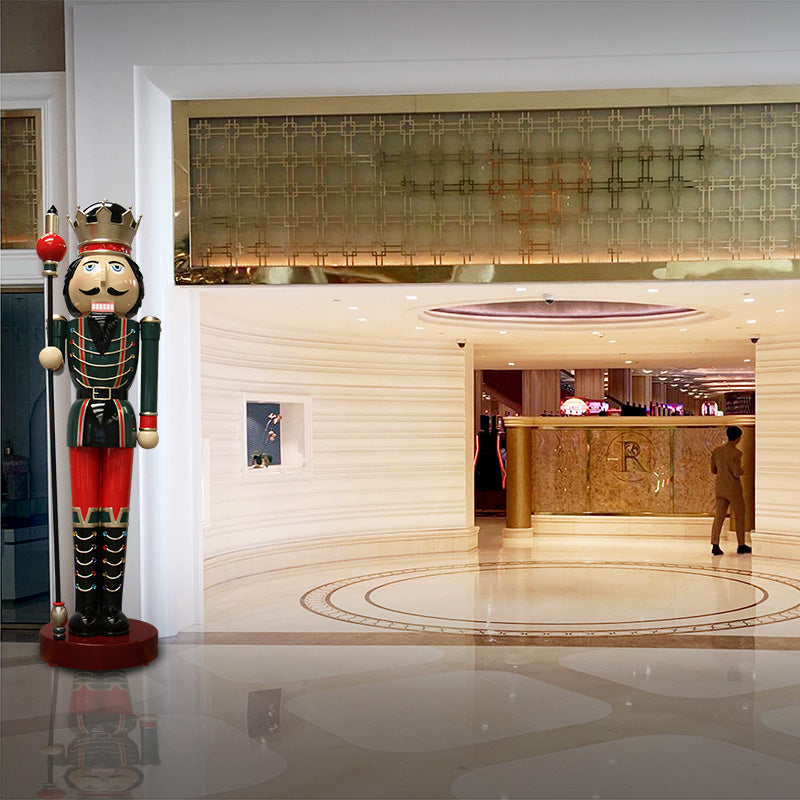 Made to Order: Nutcracker 12ft with Scepter in Right Hand