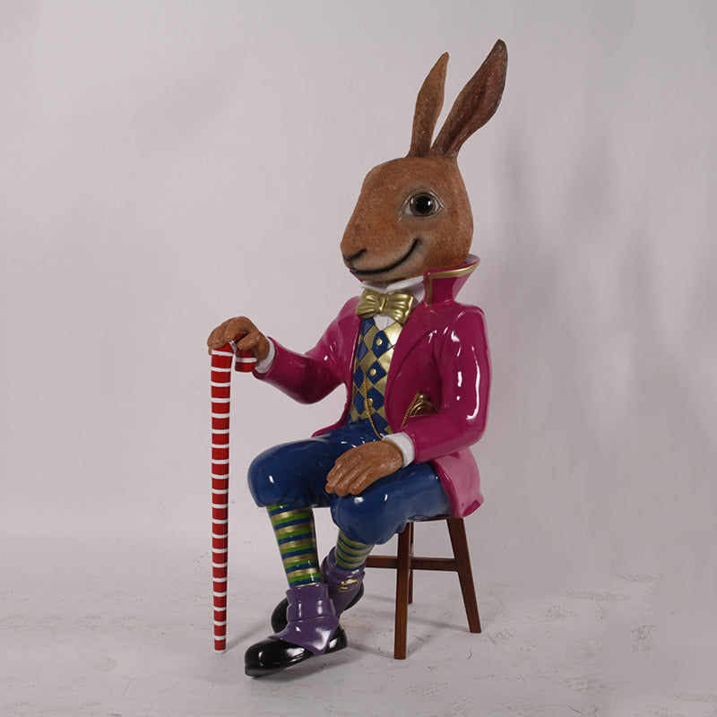 Made to Order: Jack The Rabbit Sitting on Stool