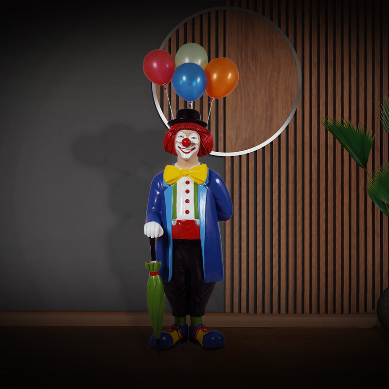 Made to Order: Clown w/ Umbrella & Balloons
