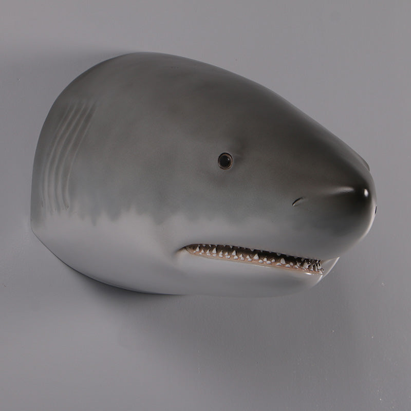 Made to Order: Great White Shark Head Wall Decor 20