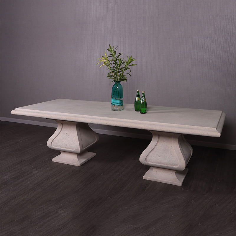 Made to Order: Square Garden Table Bases with Rectangular Garden Table Top