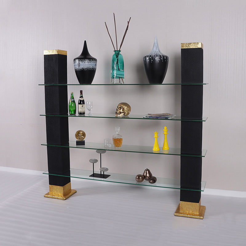 Made to Order: Scorched Etagere with Glass Shelves