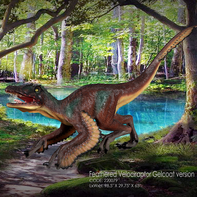 Made to Order: Feathered Velociraptor - gelcoat version (not in AUS)