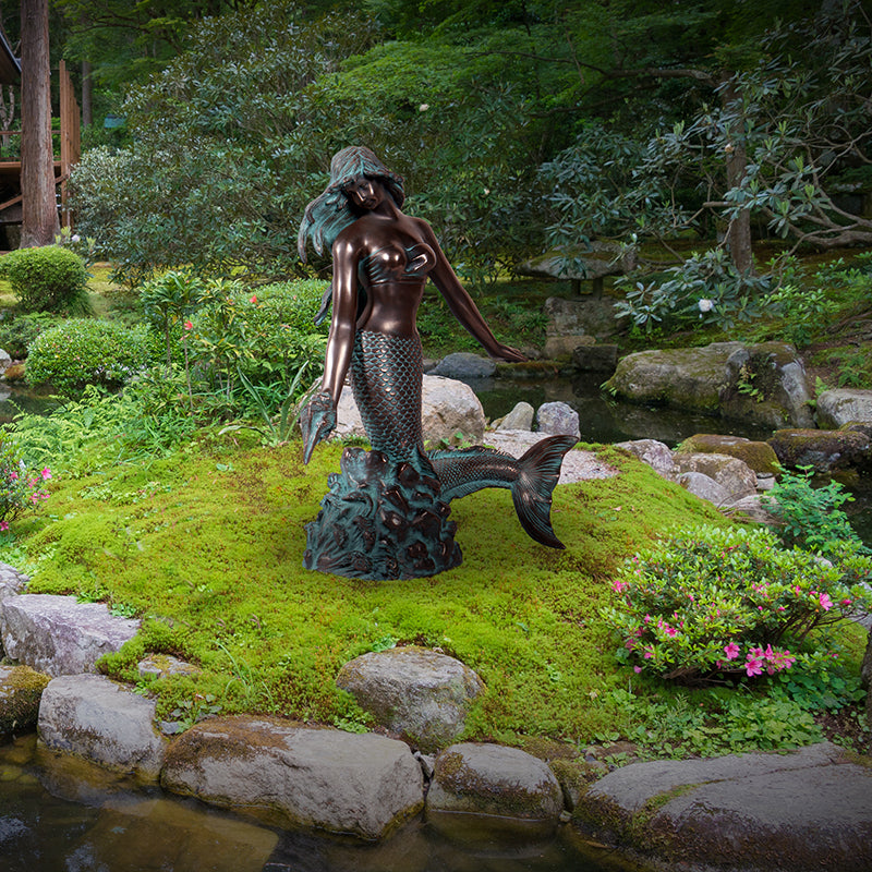 Made to Order: Lana, Exotic Young Mermaid Holding a Shell (not in USA)***NEW