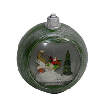 Load image into Gallery viewer, 37218-B - LED WATER GREEN BALL SANTA
