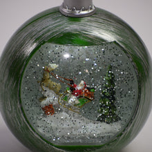 Load image into Gallery viewer, 37218-B - LED WATER GREEN BALL SANTA
