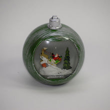 Load image into Gallery viewer, 37218-B - LED WATER GREEN BALL SANTA
