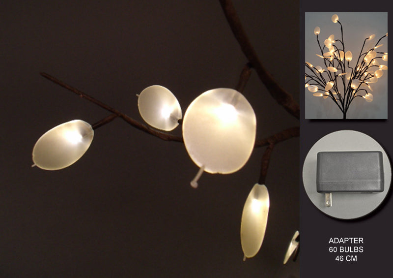 Floral Lights-Silver Dollar Ac-60Led
