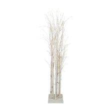 Load image into Gallery viewer, 37402-160 - BIRCH TREES 160 LED INDOOR ONLY WHITE CABLE/WOOD BASE
