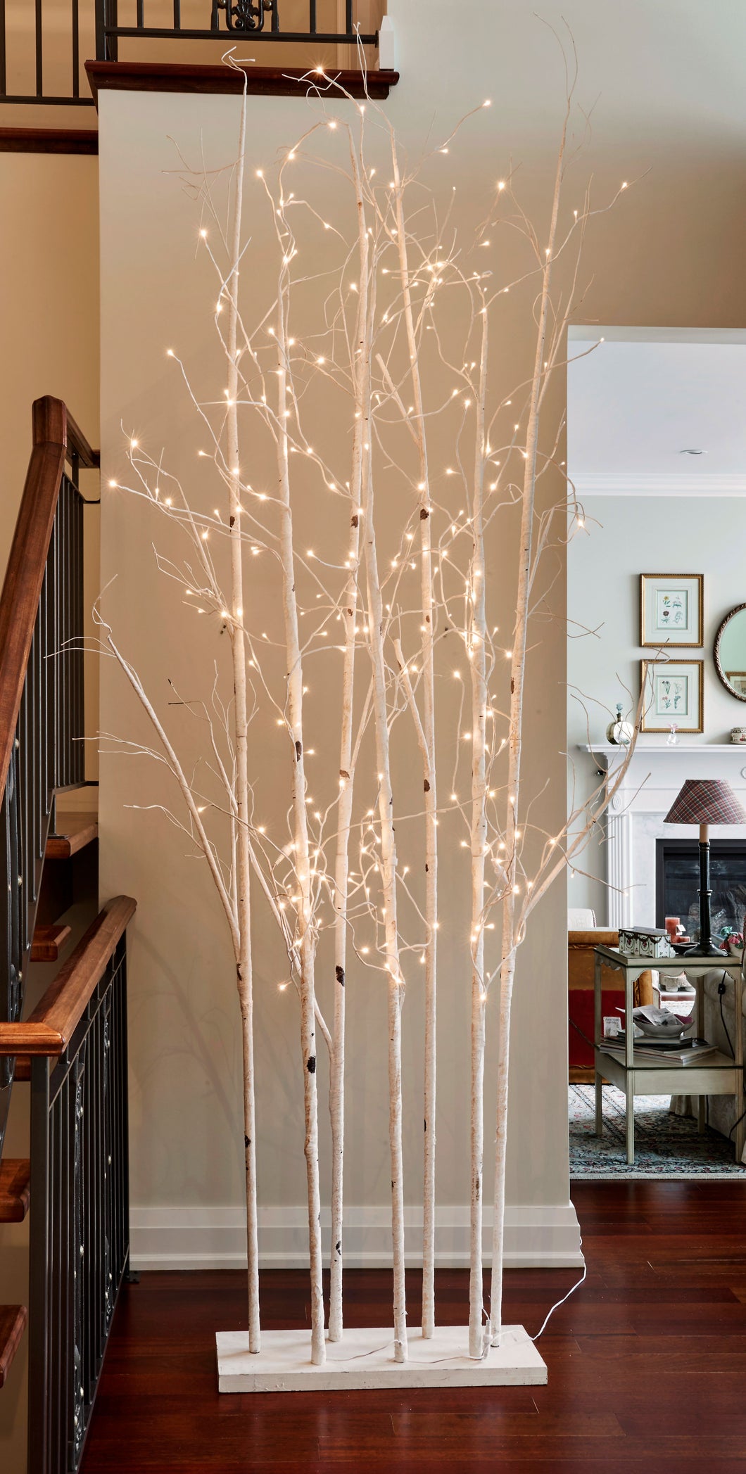 37402-XL - BIRCH BRANCHES EXTRA TALL - 118 INCHES, 240 WW LEDS