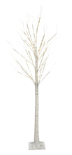 Load image into Gallery viewer, 37431-120 - BIRCH TREE ON METAL BASE IN/OUTDOOR 120 LED 83 INCH HIGH
