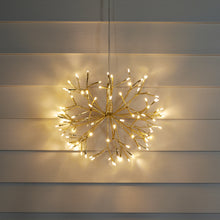 Load image into Gallery viewer, 37438-GD - FLORAL LIGHTS-LED STARBURST WM WT 96 LED/12 FLASHING
