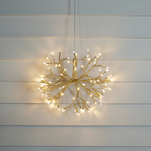 Load image into Gallery viewer, 37438-GD - FLORAL LIGHTS-LED STARBURST WM WT 96 LED/12 FLASHING
