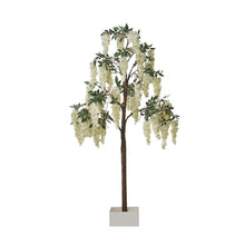 Load image into Gallery viewer, 37445-S - FLORAL LIGHTS-SMALL TREE W/96 WW LED WISTERIA W/ADP
