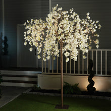 Load image into Gallery viewer, 37446-L - FLORAL LIGHTS-LARGE TREE W/288 WW LED WHITE CHERRY BLOSSOM W/ADP
