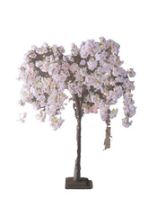 Load image into Gallery viewer, 37447-S - FLORAL LIGHTS-SMALL TREE W/66 WW LED PINK CHERRY BLOSSOM W/ADP
