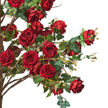 Load image into Gallery viewer, 37448-L - FLORAL LIGHTS-LARGE TREE W/138 WW LED RED ROSE W/ADP
