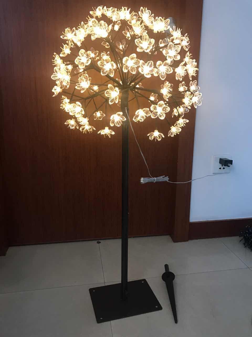 Floral Lights-Large Daffodil Burst Light W/160Ww Led-Adp