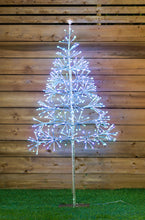 Load image into Gallery viewer, 37457-SL - FLORAL LIGHTS-SILVER TREE W/380 WT SPARKLING LED
