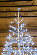 Load image into Gallery viewer, 37457-SL - FLORAL LIGHTS-SILVER TREE W/380 WT SPARKLING LED
