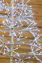 Load image into Gallery viewer, 37457-SL - FLORAL LIGHTS-SILVER TREE W/380 WT SPARKLING LED
