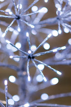 Load image into Gallery viewer, 37457-SL - FLORAL LIGHTS-SILVER TREE W/380 WT SPARKLING LED
