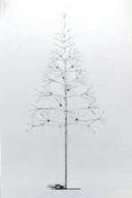 Load image into Gallery viewer, 37457-SL - FLORAL LIGHTS-SILVER TREE W/380 WT SPARKLING LED
