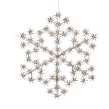 Load image into Gallery viewer, 37458-WW - CLUSTER SNOWFLAKE LIGHT W/804 WW SPARKLING LED-34 INCH H
