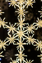 Load image into Gallery viewer, 37458-WW - CLUSTER SNOWFLAKE LIGHT W/804 WW SPARKLING LED-34 INCH H
