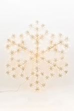 Load image into Gallery viewer, 37458-WW - CLUSTER SNOWFLAKE LIGHT W/804 WW SPARKLING LED-34 INCH H
