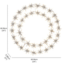 Load image into Gallery viewer, 37459-C-S - LED METAL SNOWFLAKE
