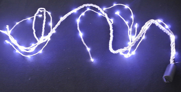 Angel Tear Drop -72 Led 9 Splits(8 Led/Split) White 6Ft Indoor