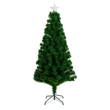 Load image into Gallery viewer, 37495-J6 - CHRISTMAS TREE FIBER OPTIC MULTI-COLOR INDOOR - 72 INCH H
