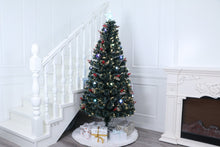 Load image into Gallery viewer, 37495-L6 - Green Frosted Christmas Tree - Multicolor Cones
