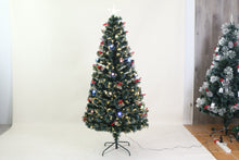 Load image into Gallery viewer, 37495-L6 - 180CM GREEN FROSTED F/O TREE WITH CONES BERRIES
