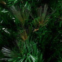 Load image into Gallery viewer, 37495-P6 - 180CM GREEN F/O TREE WITH WARM FIBER LIGHTS
