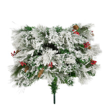 Load image into Gallery viewer, 37495-G6 - CHRISTMAS TREE FIBER OPTIC W/CONES &amp; BERRIES INDOOR - 72 INCH H
