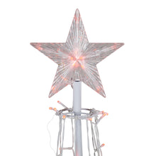 Load image into Gallery viewer, 37510-RD - MULTI-FUNCTION TIMED LED TREE W/ STAR - 150 RED LEDS W/ REMOTE
