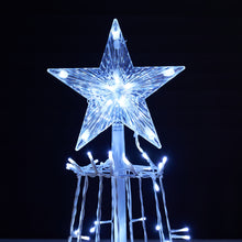 Load image into Gallery viewer, 37512-WT - MULTI-FUNCTION TIMED LED TREE W/ STAR - 252 WT LEDS W/ REMOTE
