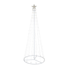 Load image into Gallery viewer, 37512-WW - MULTI-FUNCTION TIMED LED TREE W/ STAR - 252 WW LEDS W/ REMOTE
