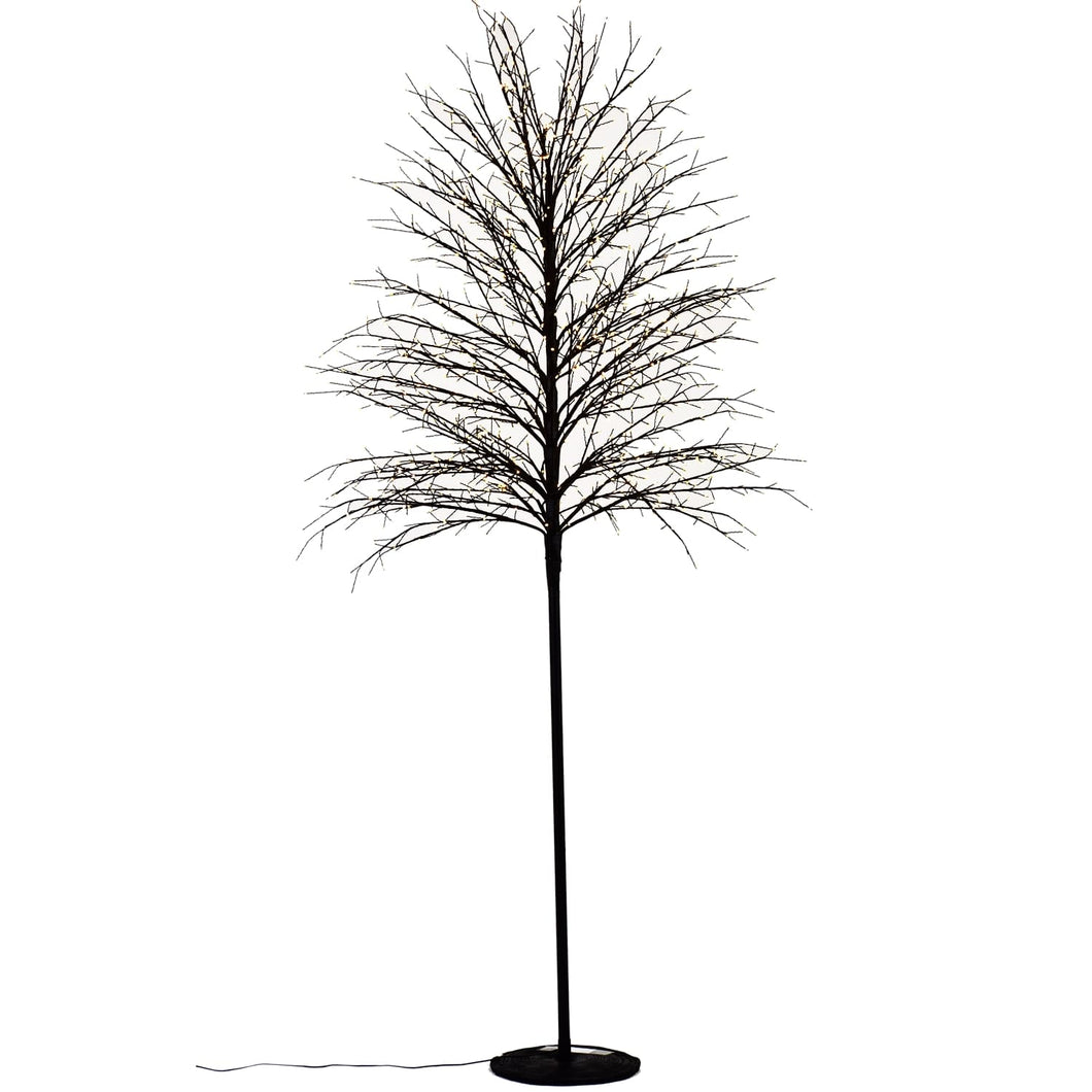 37518-L-BR - MICRO DOT BLACK TREE 210CM