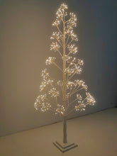 Load image into Gallery viewer, 37524-WT-M - 5ft White LED Cluster Tree with 720 Warm White LEDs Indoor Use Only
