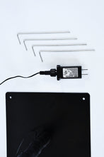 Load image into Gallery viewer, 71&quot; H I/0 Black Flowering Twinkling LED Tree
