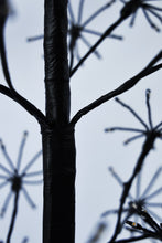 Load image into Gallery viewer, 48&quot; H I/0 Black Flowering Twinkling LED Tree
