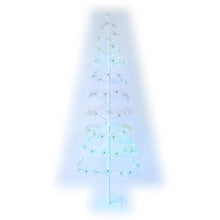 Load image into Gallery viewer, 71&quot; H I/O White Color Changing Flowering Twinkling LED Tree
